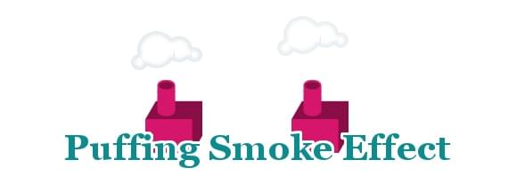 Puffing Smoke Effect in jQuery