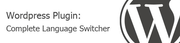 Wordpress Plugin: Complete Language Switcher